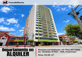 652 - 658 Av. Giráldez, Huancayo, 12001, 3 Habitaciones Habitaciones, 0 ,1 BañoBathrooms,Departamentos,En Renta,Residencial Bellasier,Av. Giráldez,10,883851 652 - 658 Av. Giráldez, Huancayo, 12001, 3 Habitaciones Habitaciones, 0 ,1 BañoBathrooms,Departamentos,En Renta,Residencial Bellasier,Av. Giráldez,10,883851