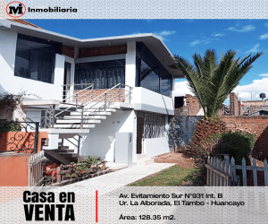931 AV. EVITAMIENTO SUR, HUANCAYO, 5 Habitaciones Habitaciones,3 BañoBaño,Casas,En Venta,AV. EVITAMIENTO SUR,1065